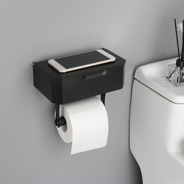 Tissue Box Bad Toalett Tissue Holder SORT C C BLACK C-C