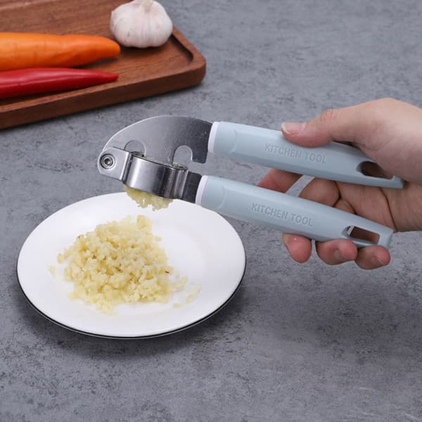 Hvitløksknuser Squeezer Masher SØLV Silver