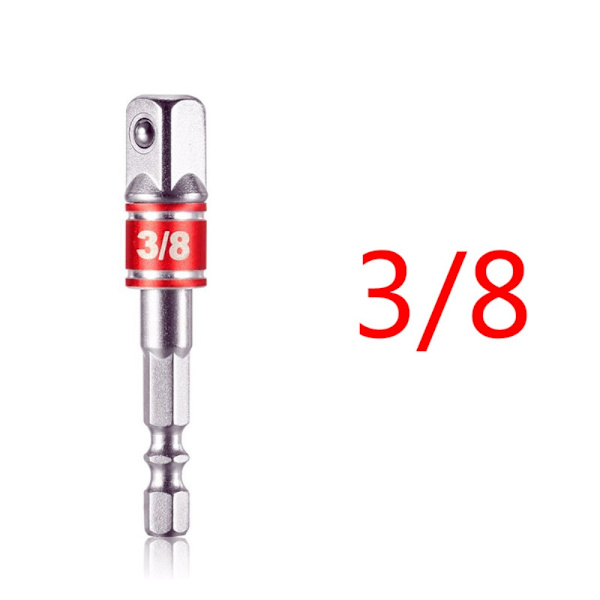 Elektrisk skiftnyckelhylsa Socket Bits Set SILVER Silver