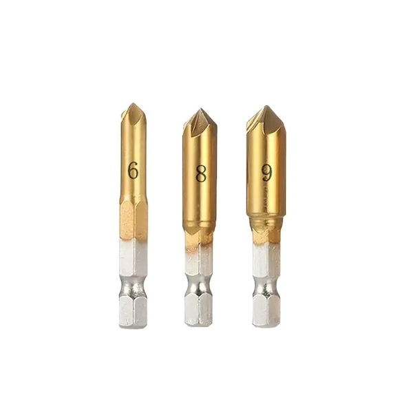 Vastaaltaan poranterä kuusiovarsi 6-9MM3PCS 3kpl 6-9mm3pcs