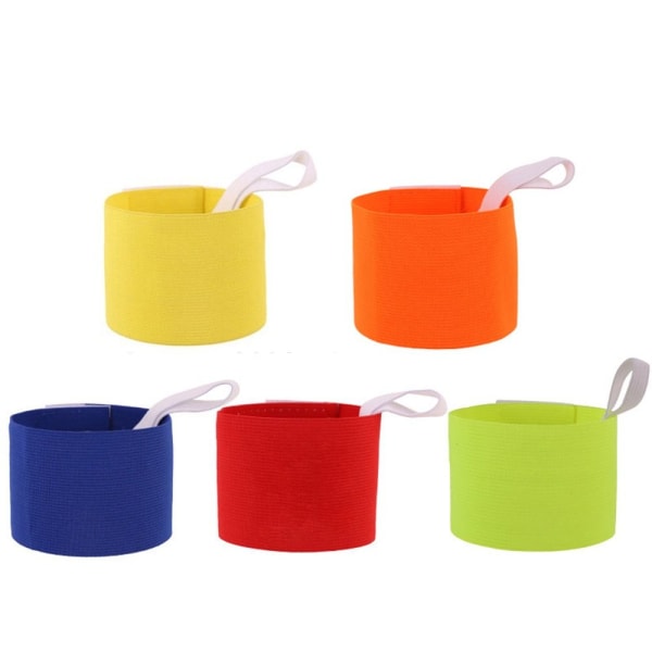 4stk Fotballarmbånd Fotballarmbånd GUL VOKSEN VOKSEN Yellow Adult-Adult