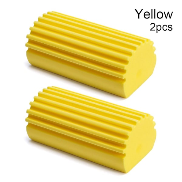 Magical Dust Cleaning Svampe Fugtig Ren Duster Svamp GUL 2 Yellow 2 Pcs-2 Pcs