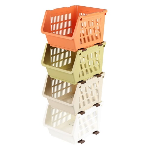 Hedelmien säilytyskori Keittiön pinottava kori ORANSSI Orange