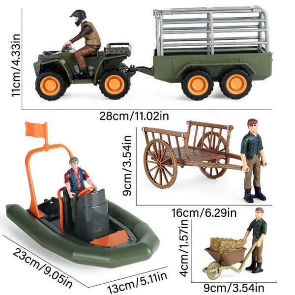 Artificial Driver Model Simulation Farm Accessories 5 5 5