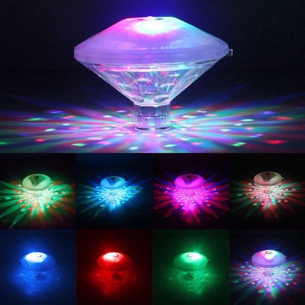 Flydende Pool Lampe LED Dam Lys Bade Undervandslys