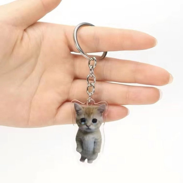 5 st Banana Cat Nyckelring Cat Funny Pendant 8 8 8
