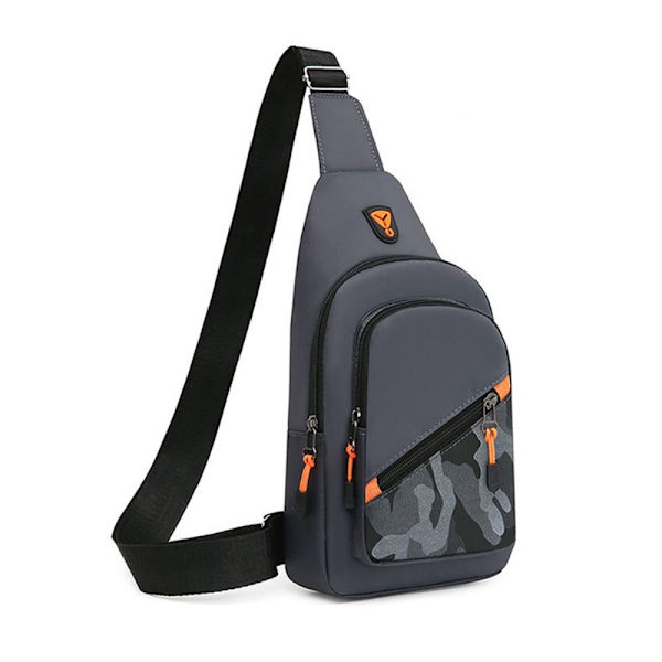 Herre Sling Bag Crossbody Taske GRÅ gray