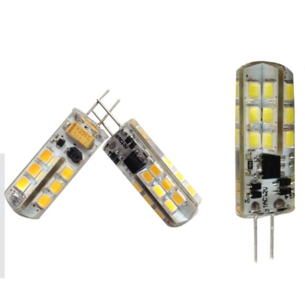 10 STK G4 LED-lampe COB LED-pære HVIT 4W 4W white 4W-4W