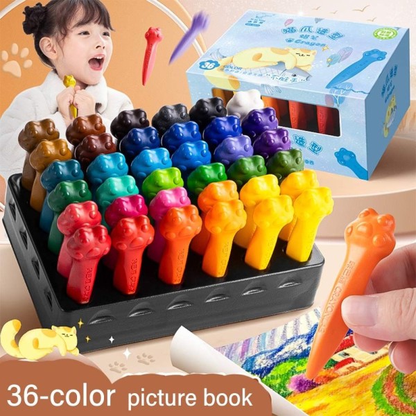 12/24/36 Farger Plast Crayon Color Crayon 12FARGER 12FARGER 12Colors