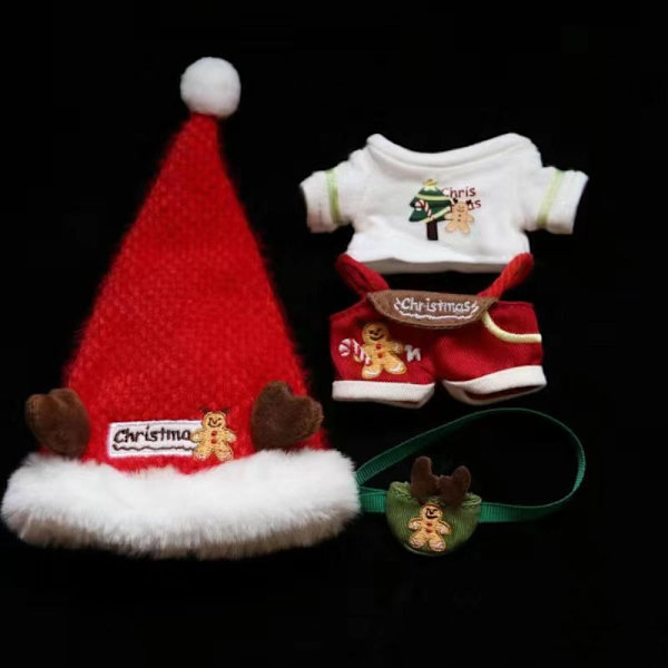 Doll Christmas Clothes T-paita-housut 1 1 1