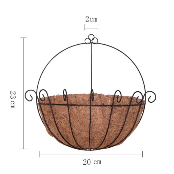 Plantekasser Kurv Plantehænger Dekoration 20CM 20CM 20cm