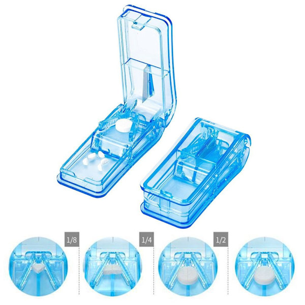 Mini Pill Splitter Multiple Pill Cutter SORT black