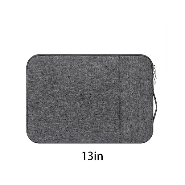 Notebook Computer Beskyttelsestaske Laptoptaske MØRKEGRÅ 13IN Dark Grey 13in