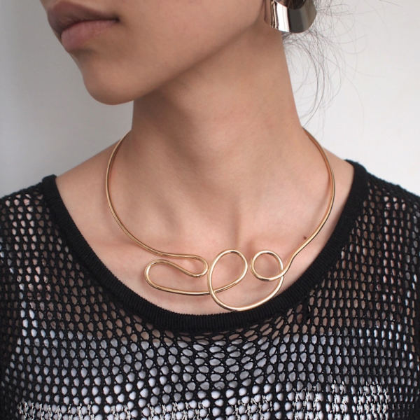 Jente Halskjede Geometrisk Legering Chokers GULL gold