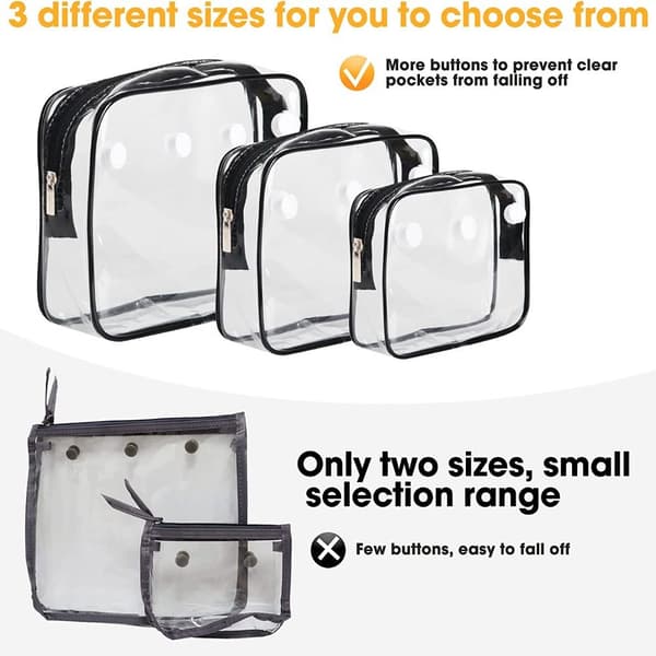 Clear Bogg Bag Makeup Tasker M M M