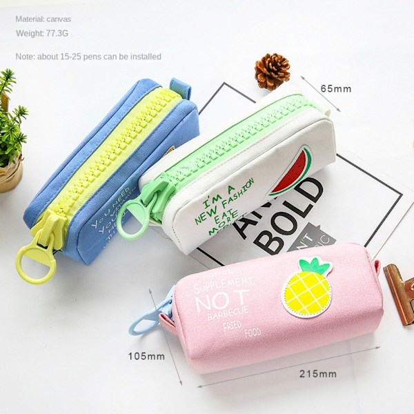 Iso vetoketjullinen case Sarjakuva case LEMON LEMON Lemon