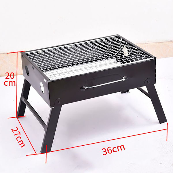 BBQ Camping Utomhus Snabbfällbar Grill Kolgrill