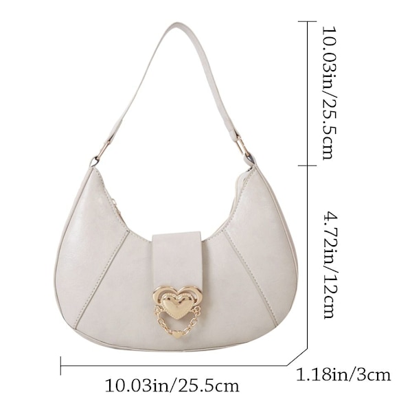 Skuldertaske Underarmstasker BEIGE beige