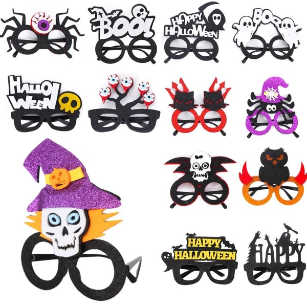 Halloween-briller Halloween-festrekvisita SETT 3 SETT 3 Set 3