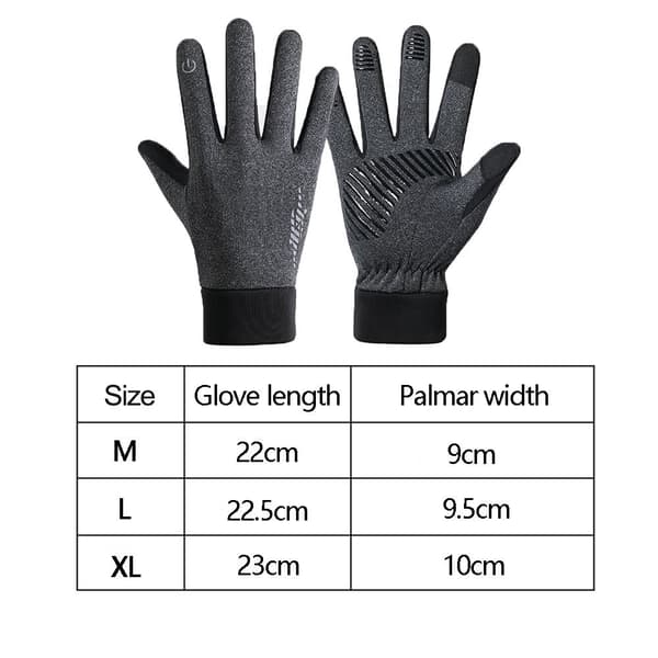 Varma thermal handskar Ridhandskar GRÅ M grey M