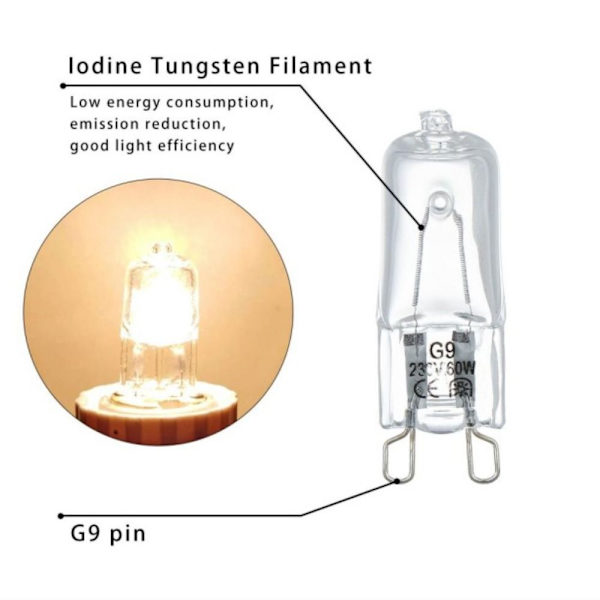 Eco halogenlampor Vit glödlampa 40W 40W 40W