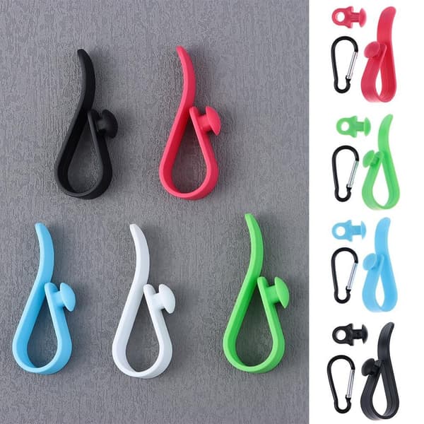 9st Inserts Krokar Nyckelhållare Insert Charm Krokar white 9pcs-9pcs