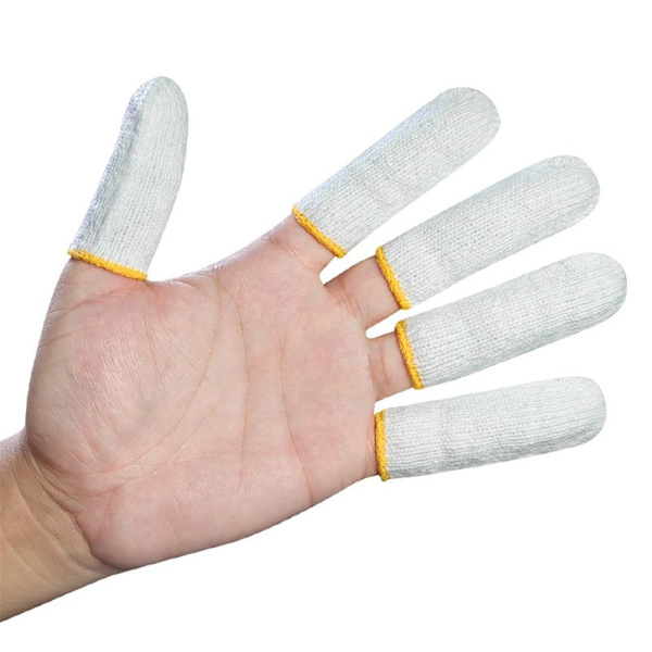 50 stk Bomulls Fingertupper Fingerbeskyttere