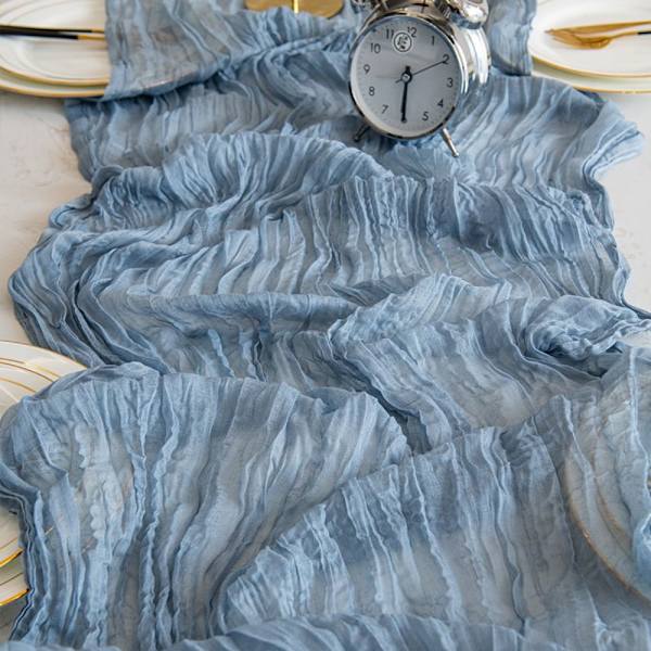 Bohemian Table Flag Twists Bordsduk BLÅ blue