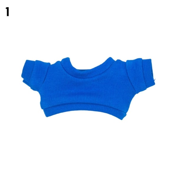 15 cm T-shirt för dockakläder Tecknad docka 1 1 1