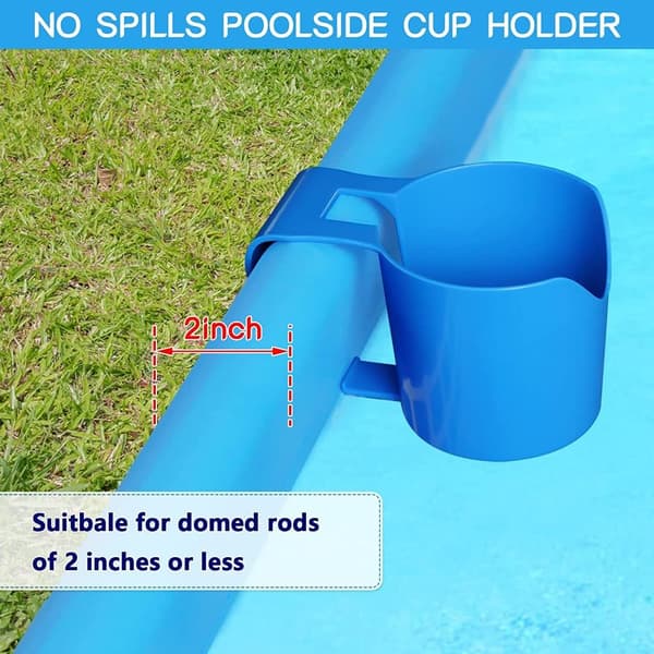 Poolside kopholdere Ophæng Container 2STK 2STK 2pcs