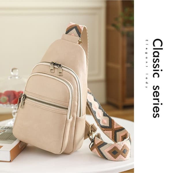 Liten Sling Bag Crossbody Väskor MÖRKGRÅ Dark Grey