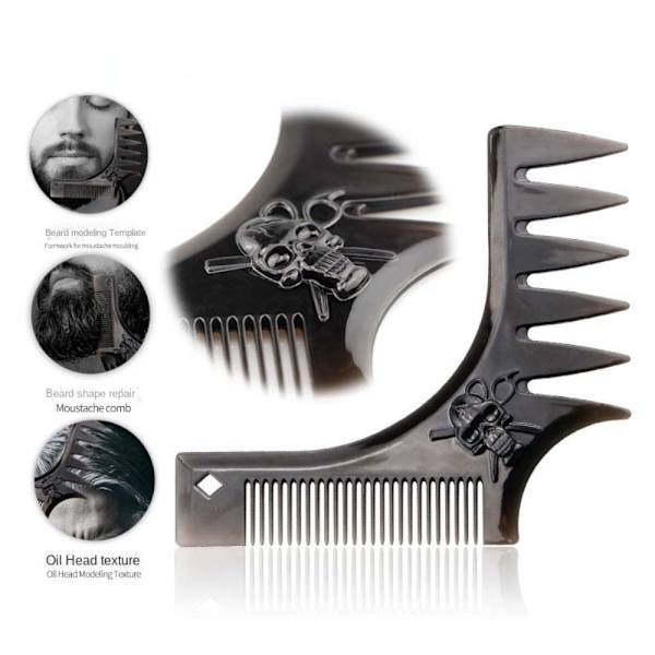 2 STK Retro Baghoved Styling Kam Bred Tand Tekstur Kam 5 5 5