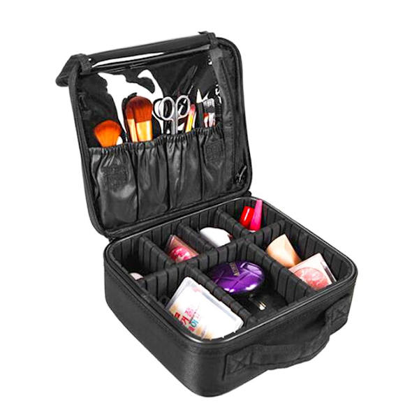 Vanity Case Beauty Box SVART black