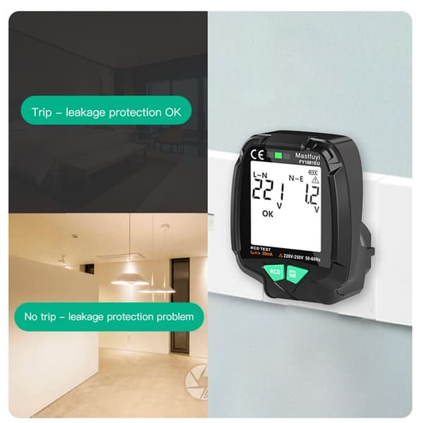 Socket Tester Napaisuus Vaihe Pheck Detector EU EU EU
