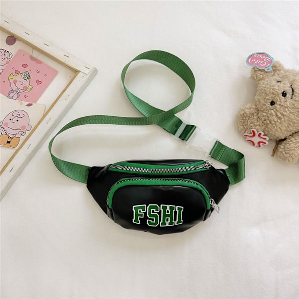 Bröstväska för barn Fanny Pack SVART Black