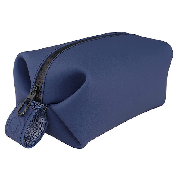 Kosmetisk veske Silikon sminkepose NAVY BLÅ navy blue