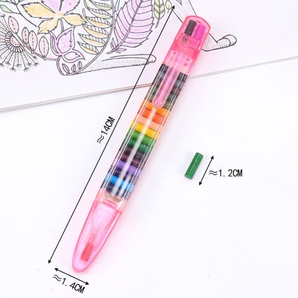 Vahakynä Värillinen Crayon 1PC-RANDOM 1PC-RANDOM 1PC-Random
