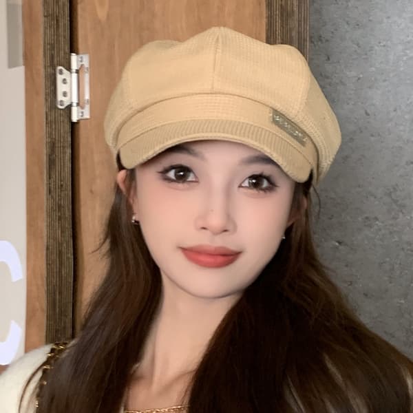 Vinter Baretter Octagon Hat LYS KHAKI Light khaki