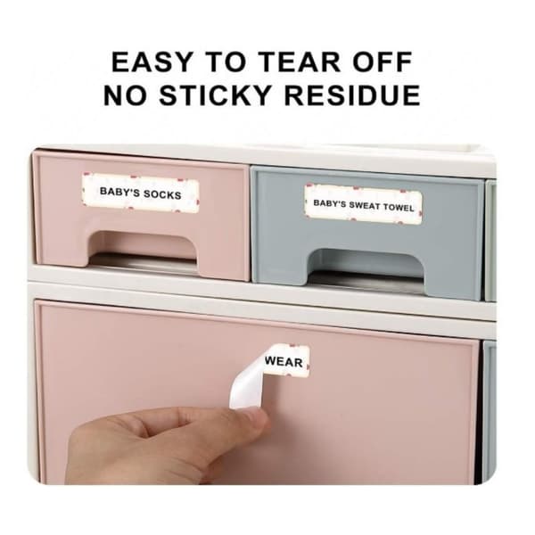 Label Maker Tape Tarra Tarrat 5 väriä