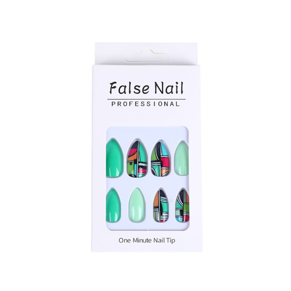 Almond Fake Nails Tekokynnet 1 1 1