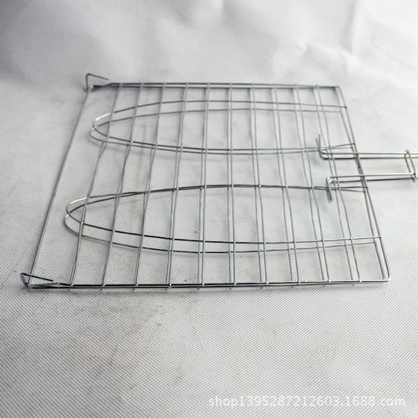 Bærbar nonstick fiskegrill tilbehør BBQ Mesh Clip