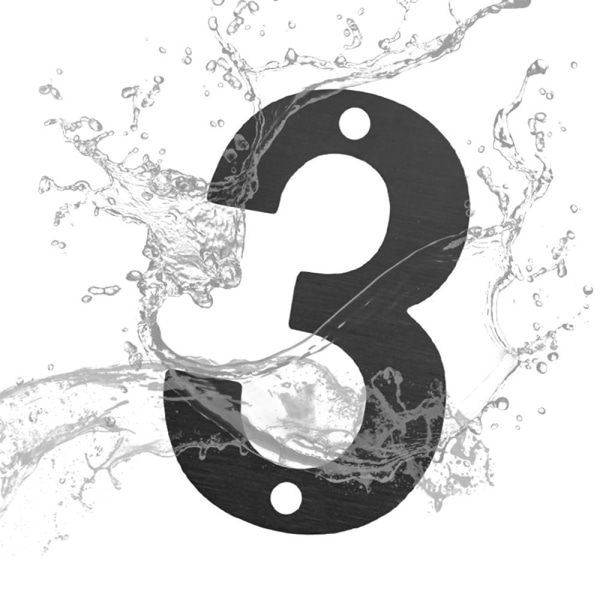 4 tuumaa/10 cm ovitarra Numerokilpi NUMERO 1 NUMERO 1 Number 1