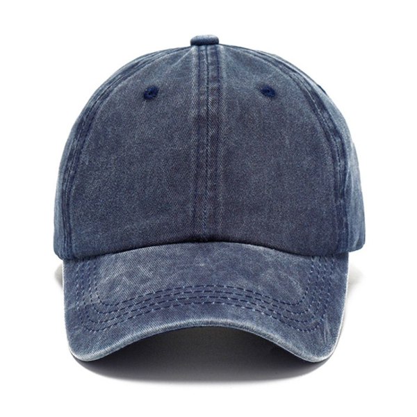 Brev Broderi Baseball Caps Distressed Faded Hats KAFFE coffee