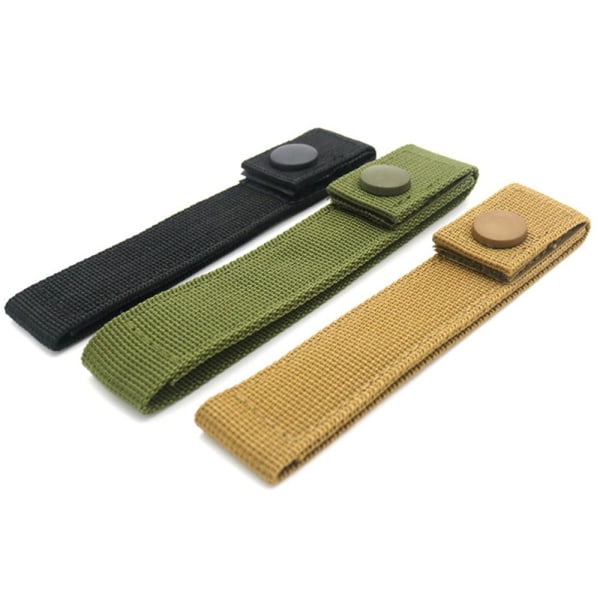 2stk Hængende Webbing Spænde Vandring Klatrekarabinhage ARMY Army Green With Buckle-With Buckle