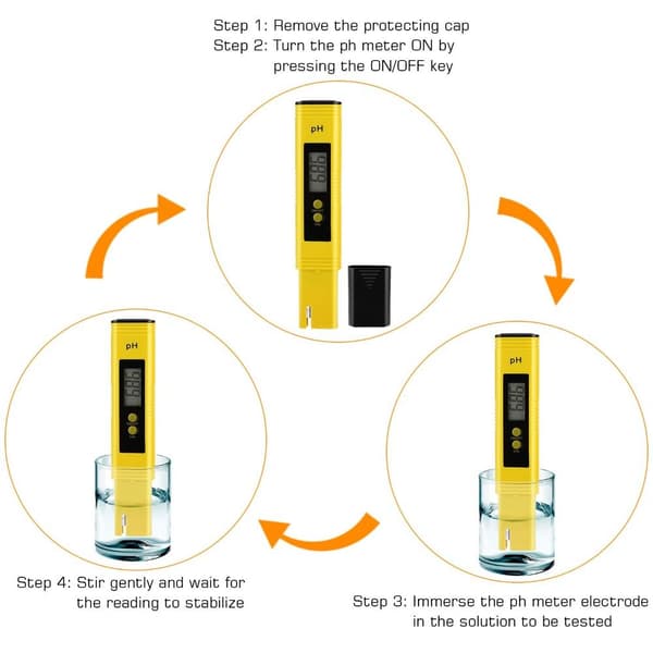 Digital PH-mätare Vatten Hydroponics PH-testpenna