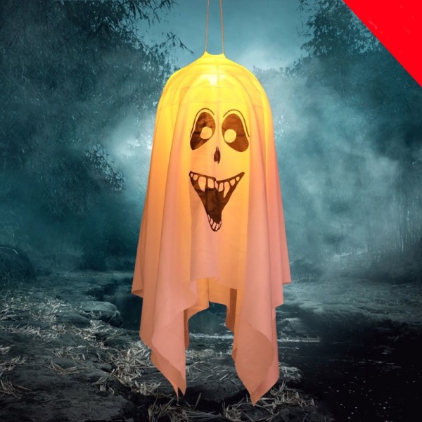 Halloween Lampe LED String Lights HVIT SMALL-LAUGH SMALL-LAUGH White Small-Laugh-Small-Laugh