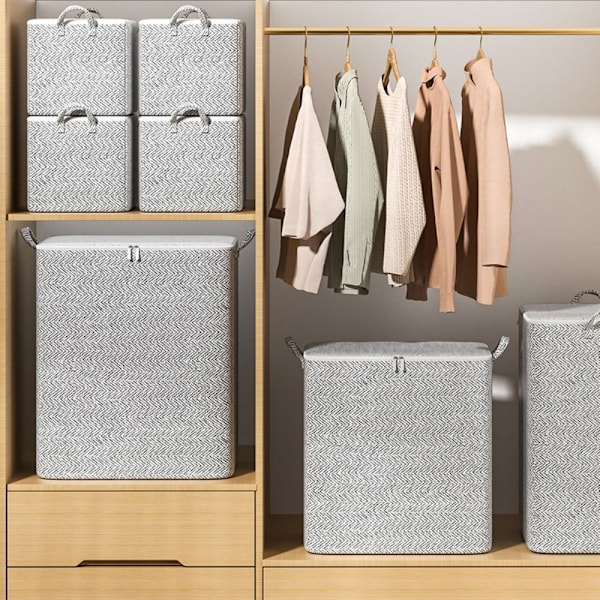 Opbevaringspose til tøj Quilt Opbevaringskurv 110L 110L