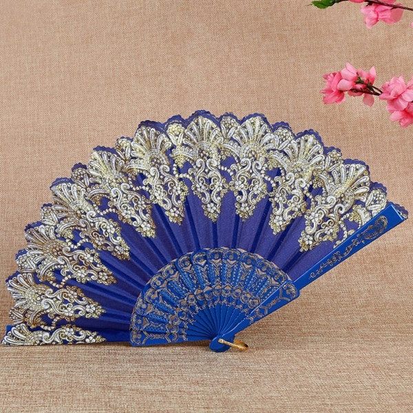 5 kpl Vintage-tyylinen Taittuva Tuuletin Espanjalainen Taittuva Käsikäyttöinen Tuuletin 5 PCS
