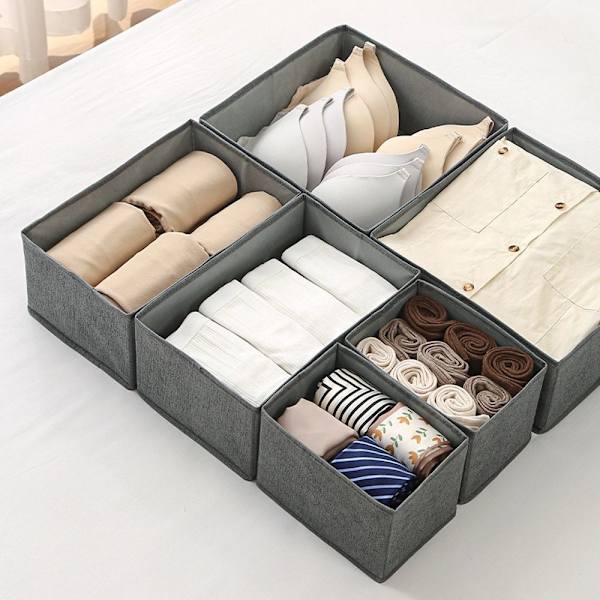 T-shirt Kläder Förvaringslåda Kläder Finishing Box 28X28X13CM 28x28x13cm