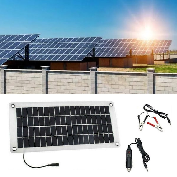 Solcellepanel Power Bank Batteri 20W 20W 20W